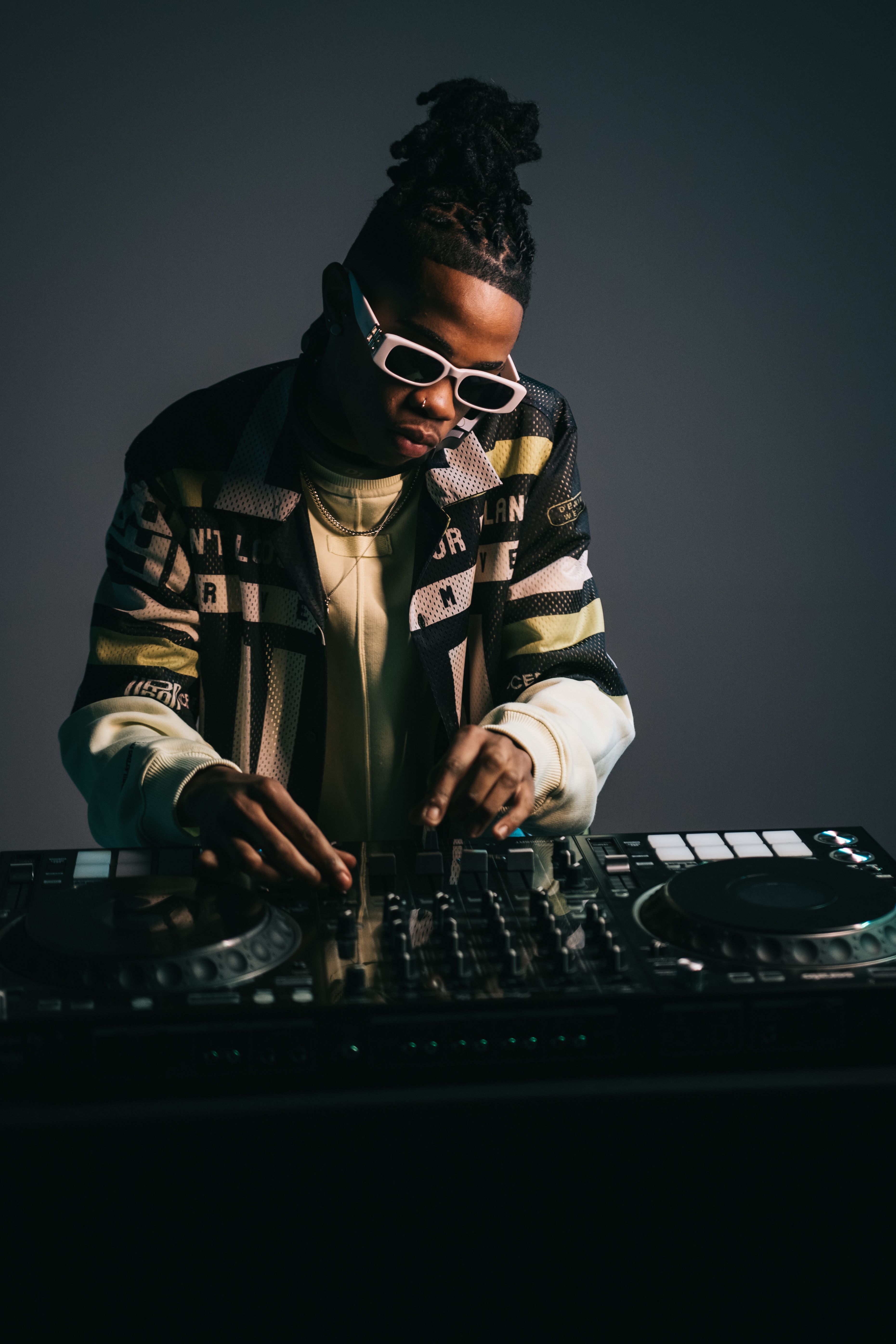 DJ performing at an event